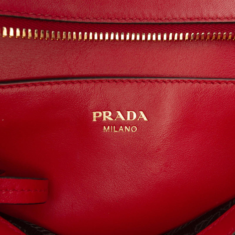Soft Calf Trimmed Saffiano Lux Zip Convertible Tote - Image 5