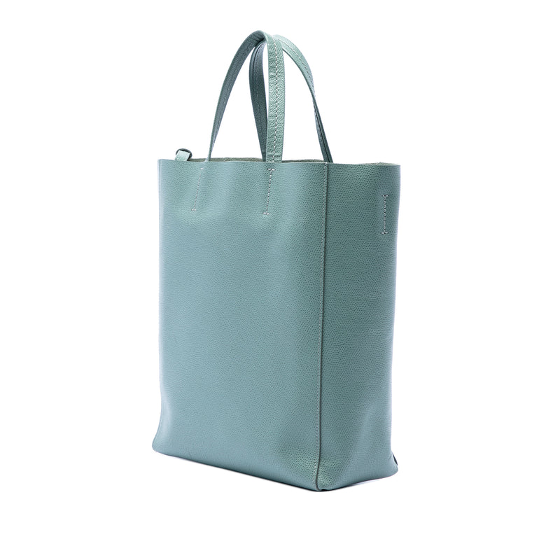 Small Grained Calfskin Vertical Cabas Tote - Image 2