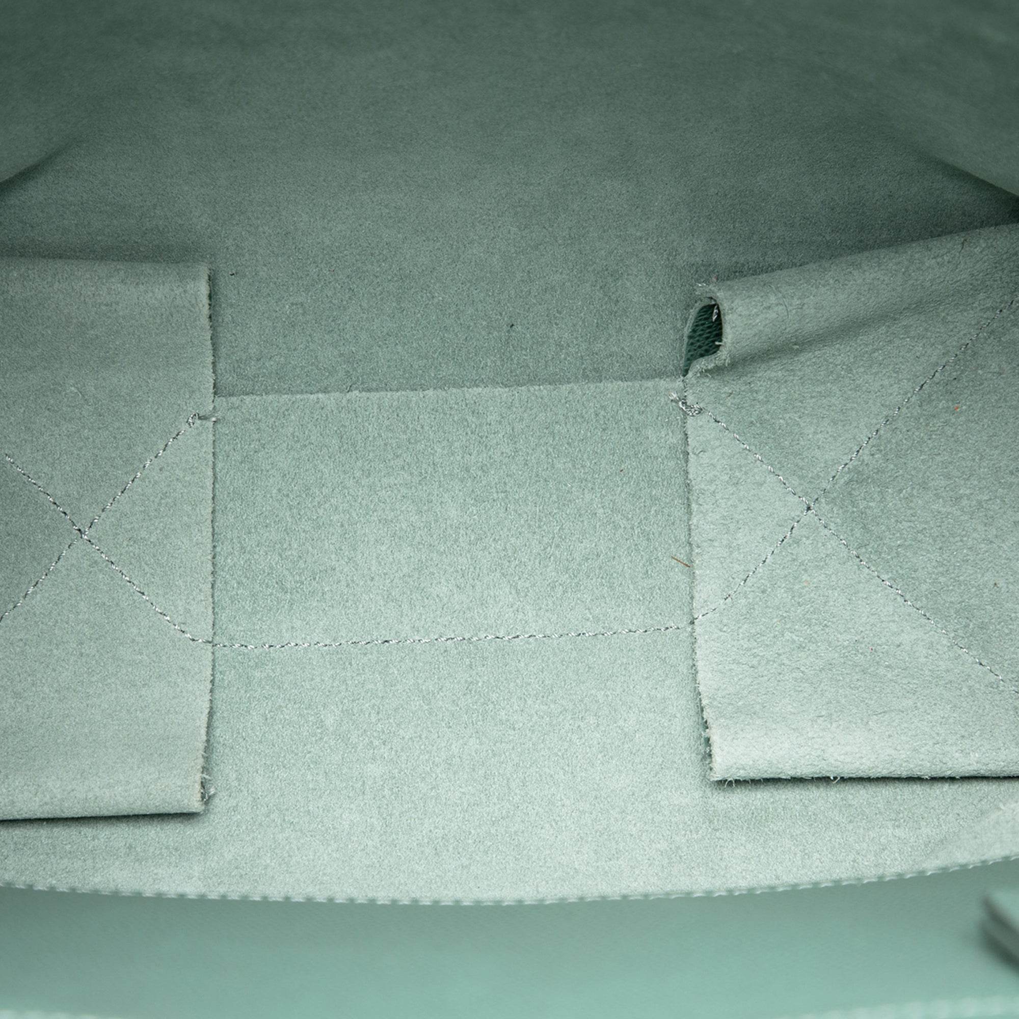 Small Grained Calfskin Vertical Cabas Tote - Image 4
