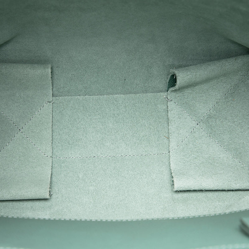 Small Grained Calfskin Vertical Cabas Tote - Image 4