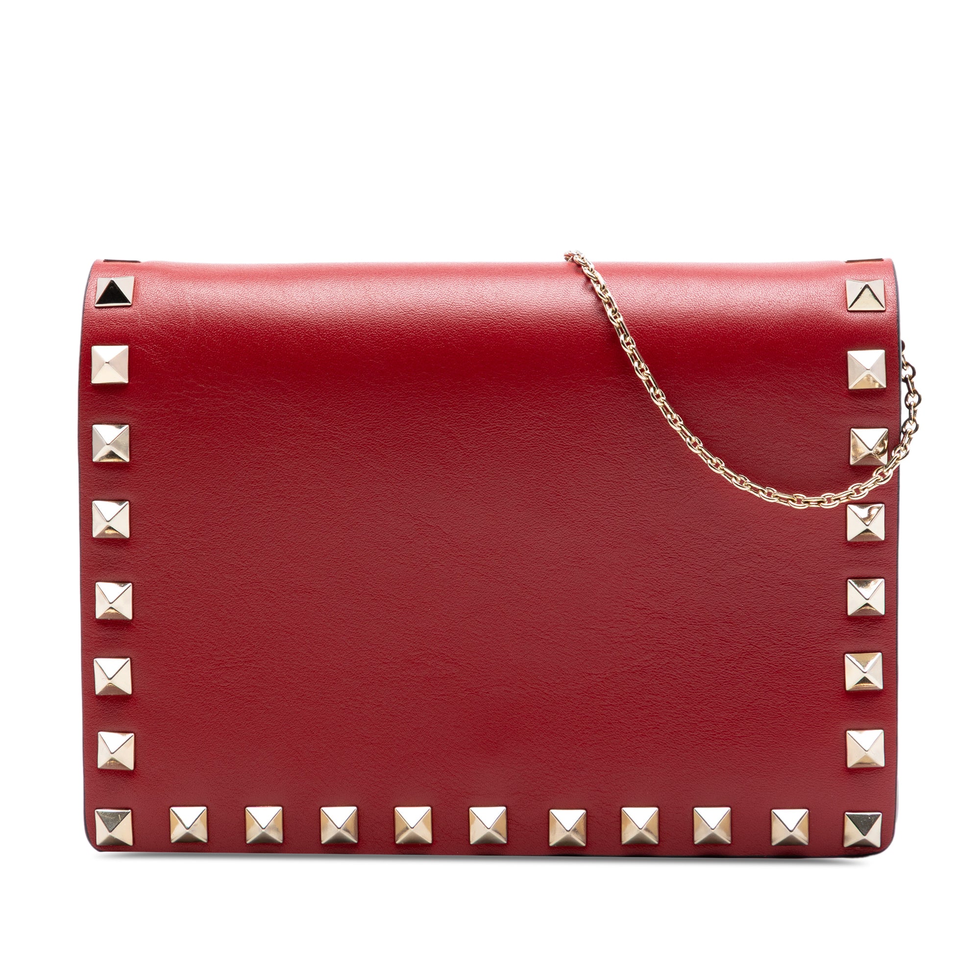 Leather Rockstud Chain Pouch - Image 1