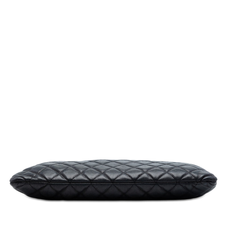 Large Quilted Caviar O Case Clutch - Image 3