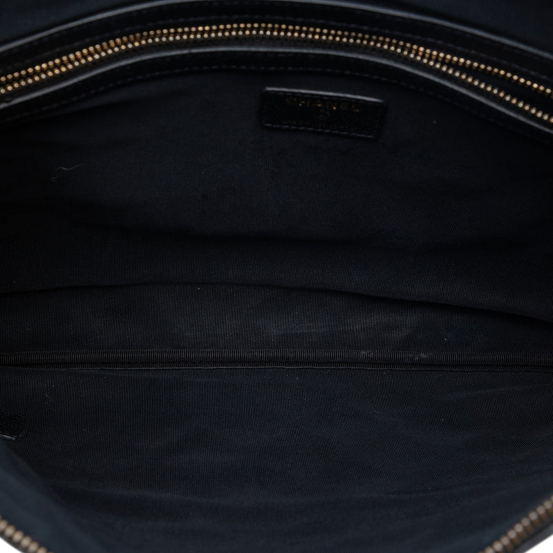 Large Quilted Caviar O Case Clutch - Image 4