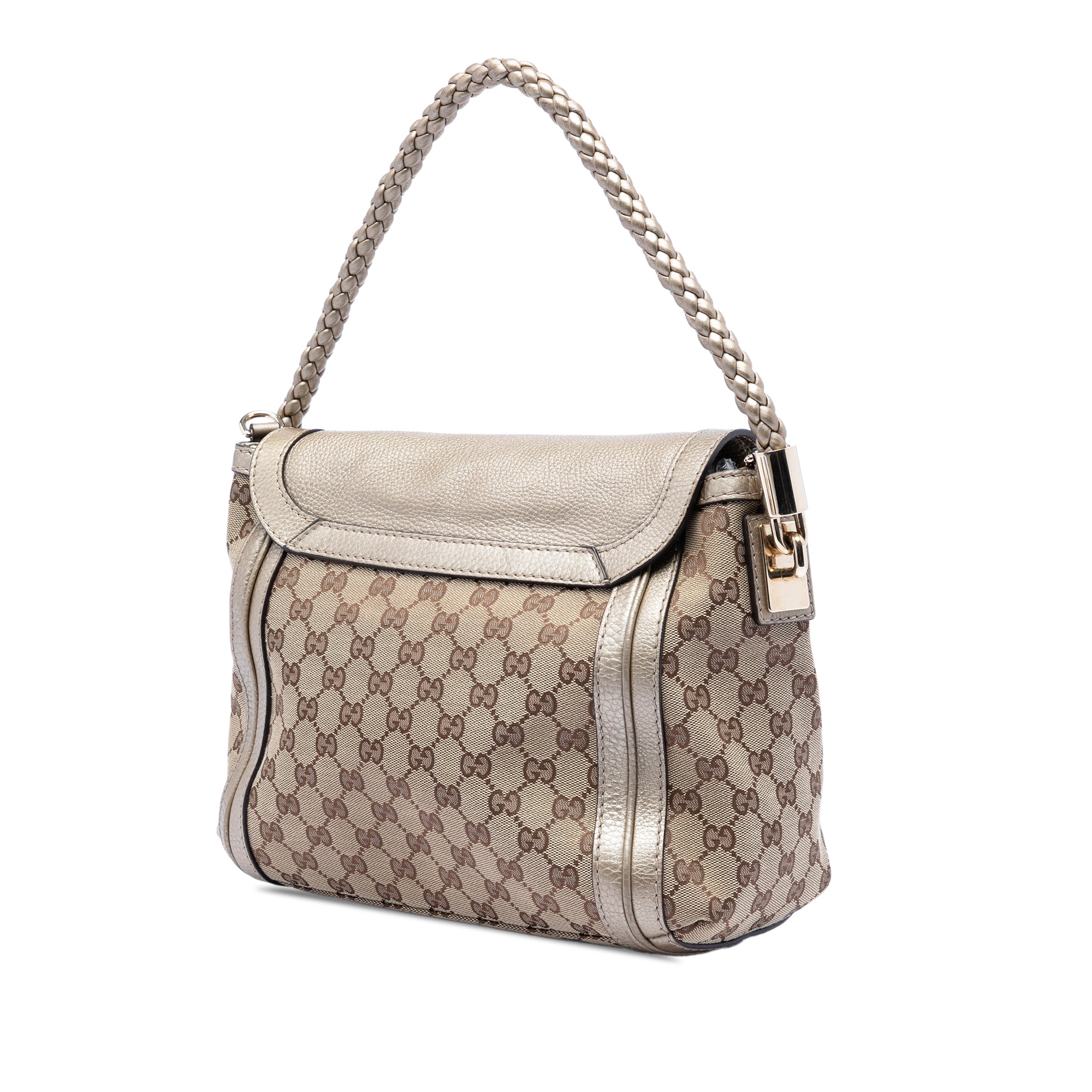 GG Canvas Bella Flap Satchel - Image 2