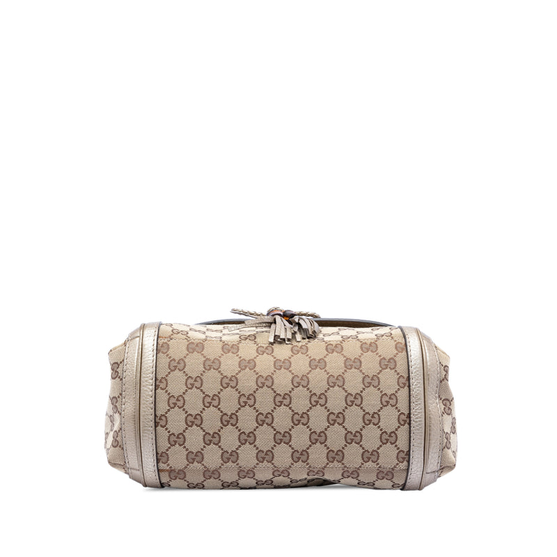 GG Canvas Bella Flap Satchel - Image 3