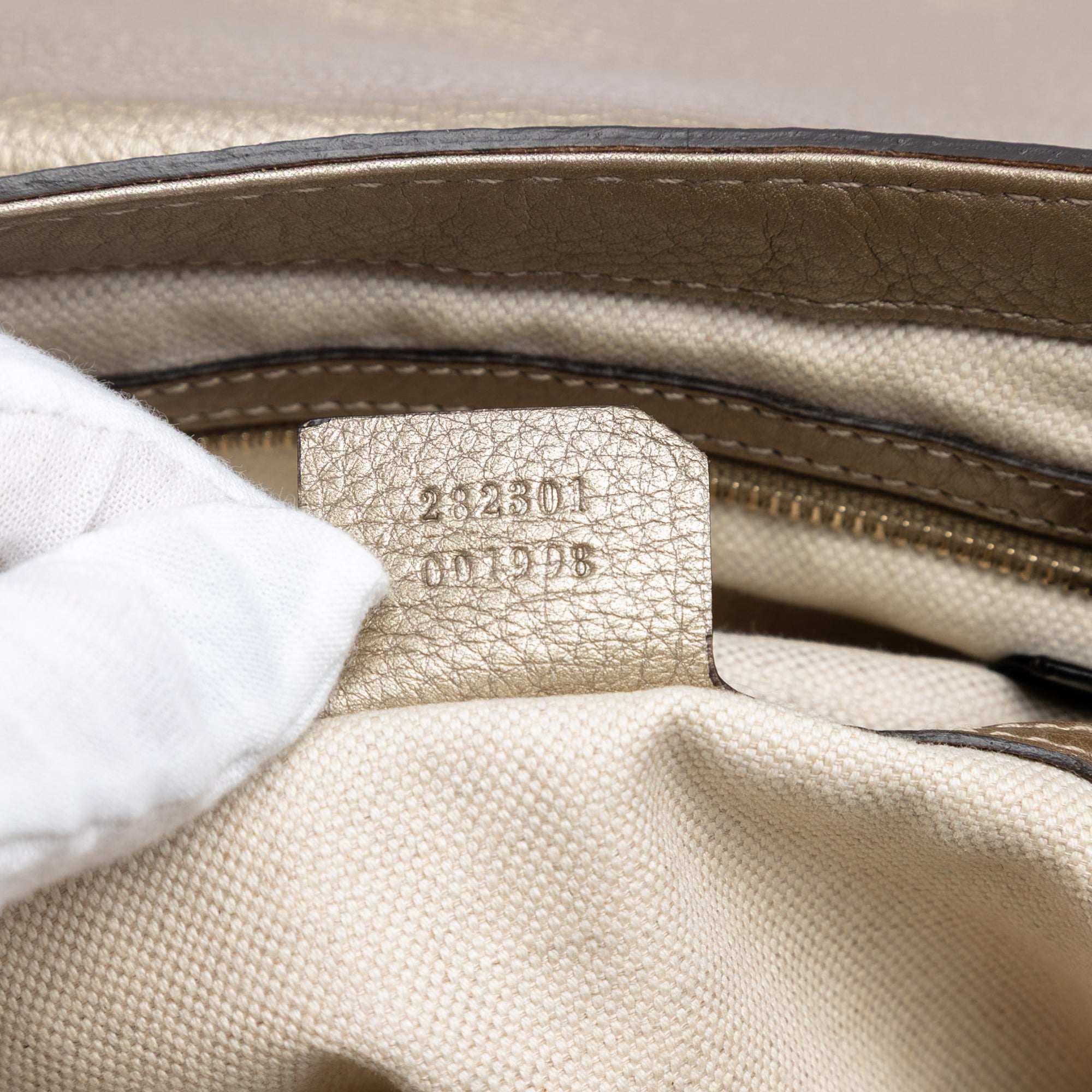 GG Canvas Bella Flap Satchel - Image 6