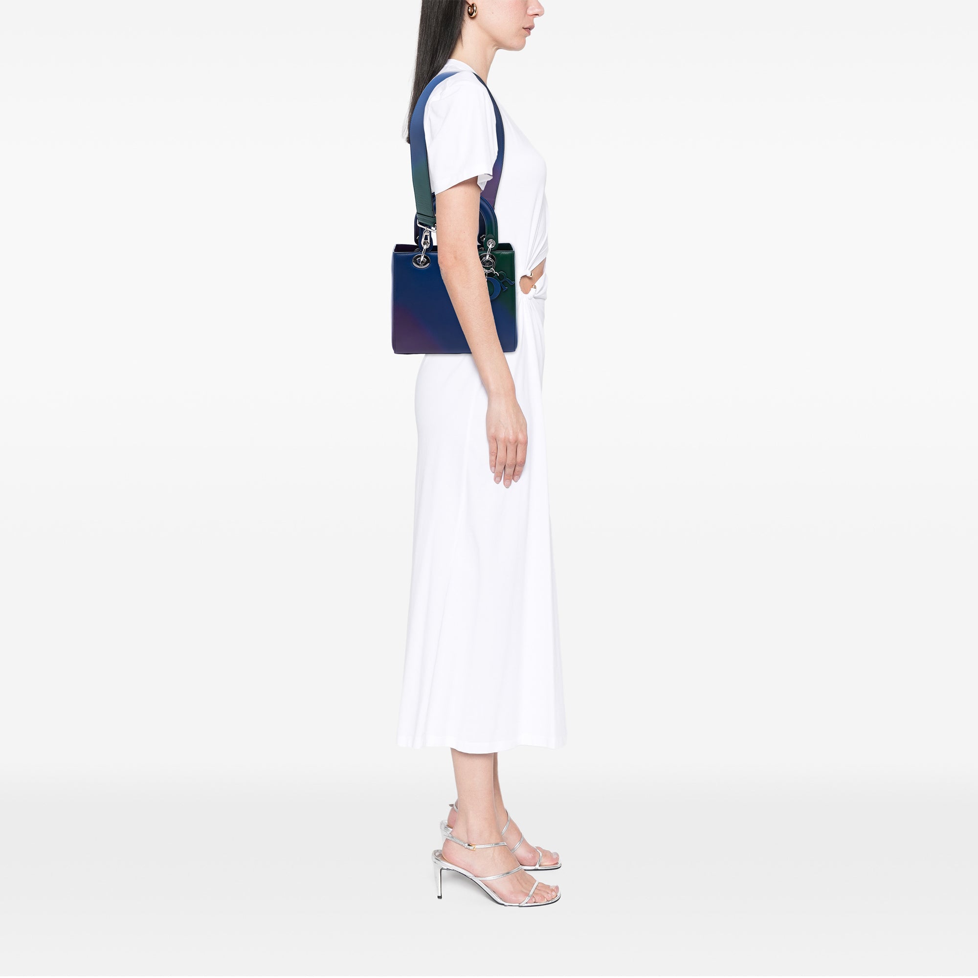 Medium Ombre Calfskin Lady Dior - Image 6