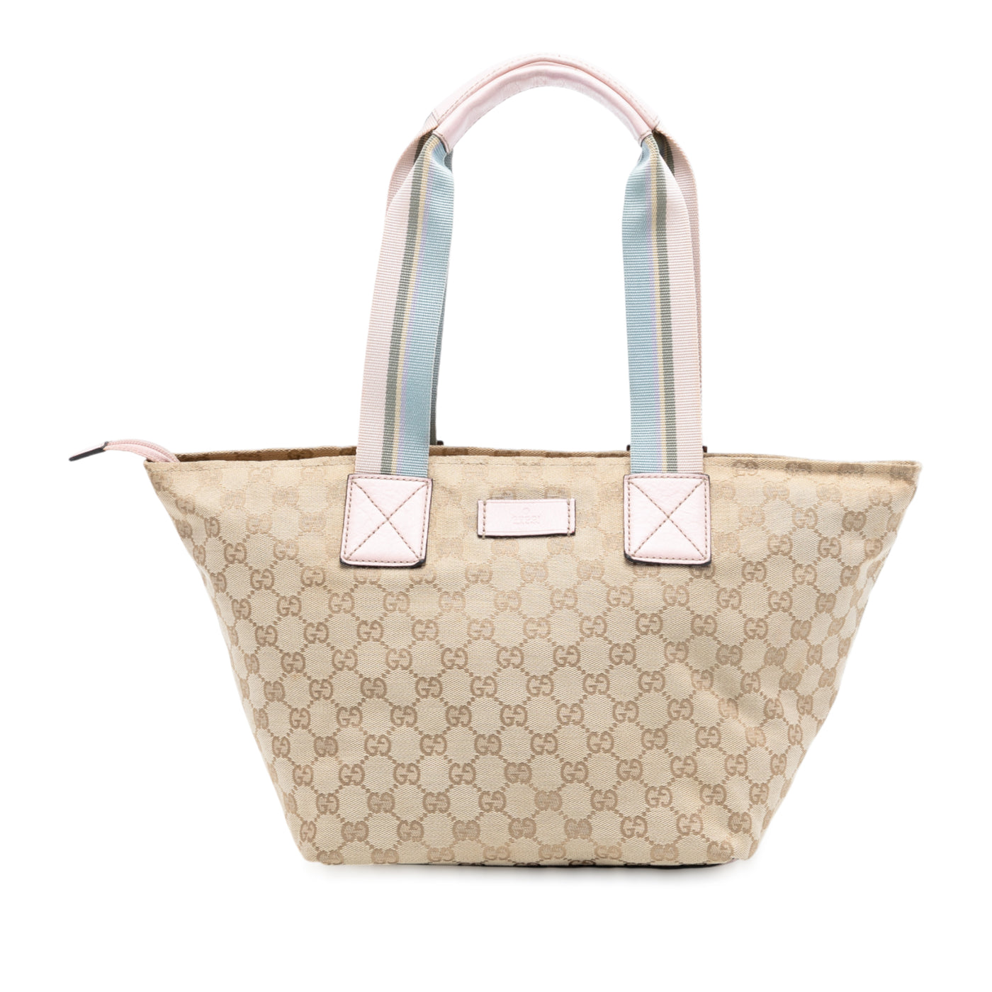GG Canvas Web Tote - Image 1