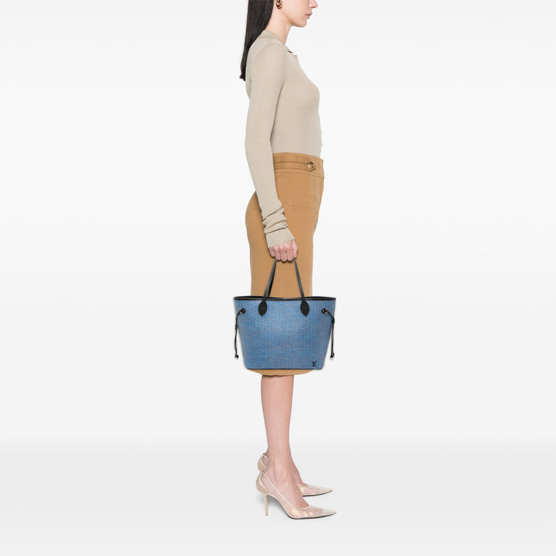 Epi Denim Neverfull MM - Image 7