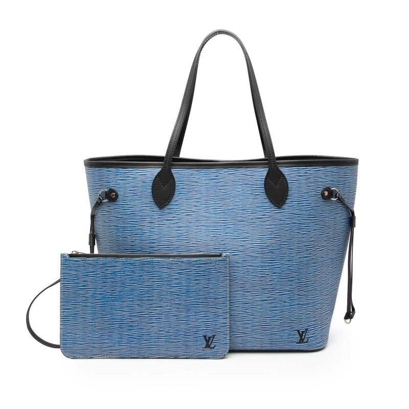 Epi Denim Neverfull MM - Image 8