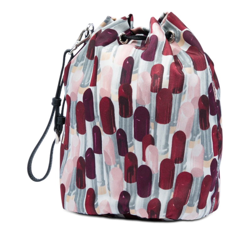 Tessuto Lipstick Print Drawstring Pouch - Image 2