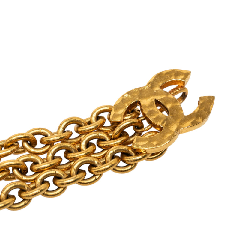 Gold Plated Triple CC Chain Belt - Image 4