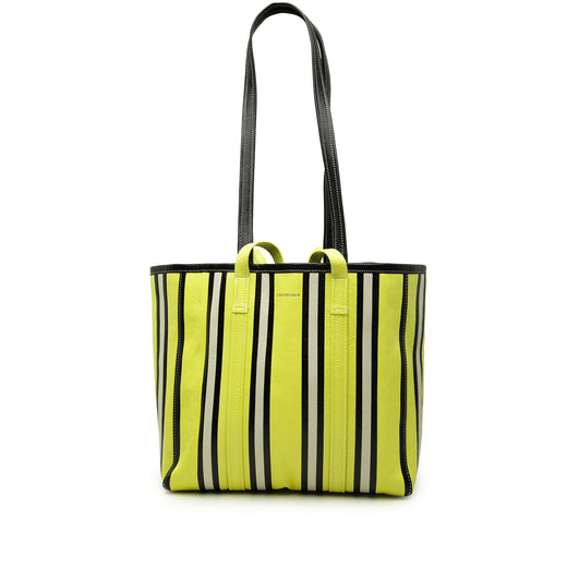 Medium Lambskin Barbes East West Striped Shopper Tote - Image 1