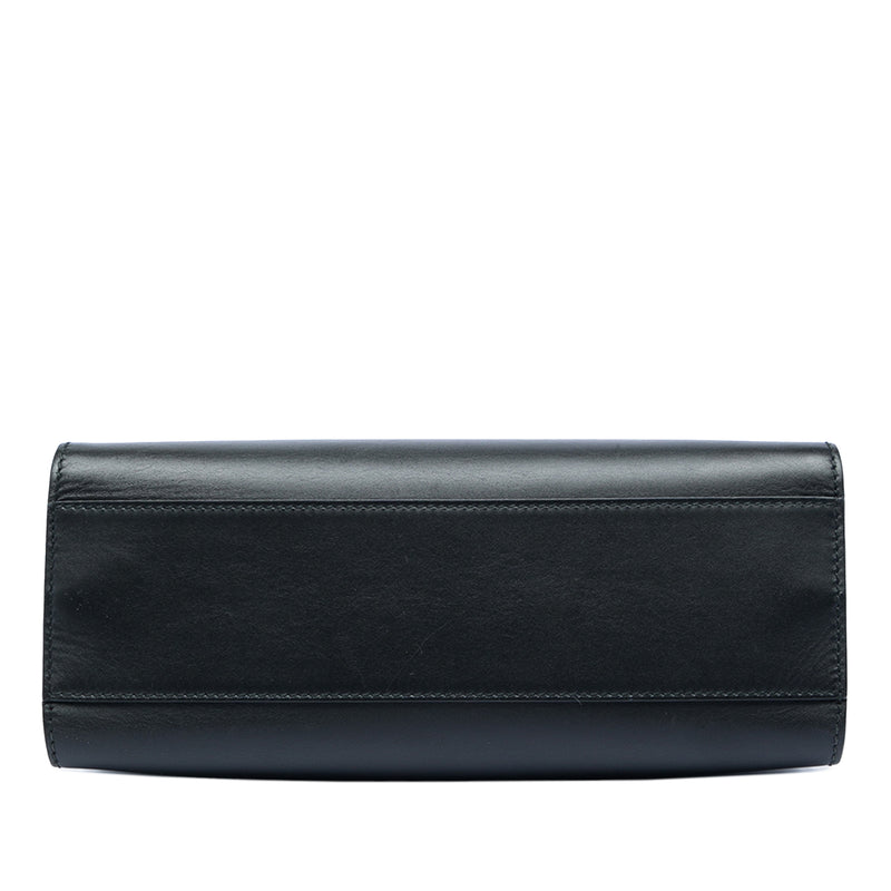Small Calfskin Bamboo Web Nymphaea Satchel - Image 3