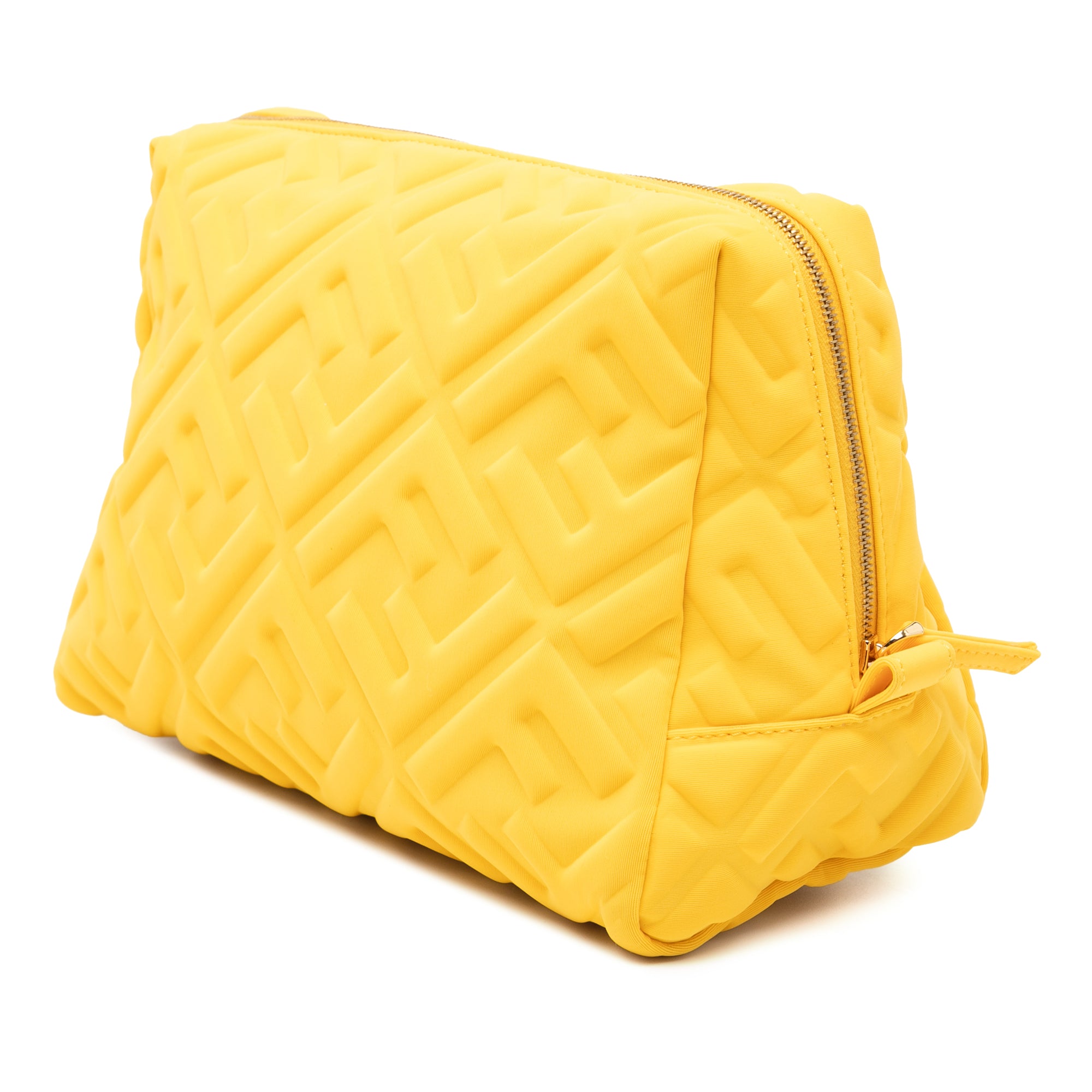 Zucca Embossed Technical Fabric Cosmetic Pouch - Image 2