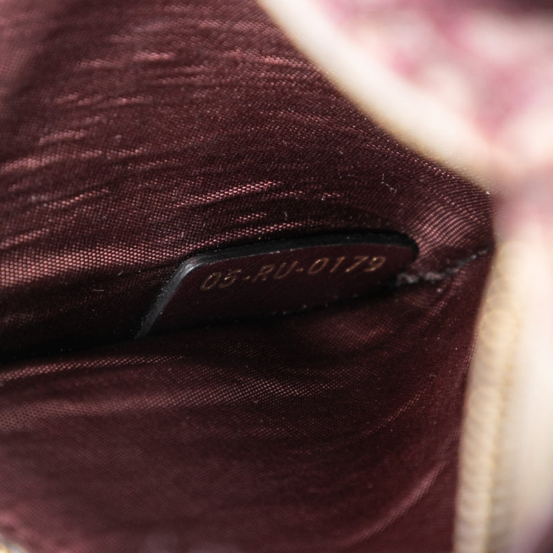 Oblique Canvas Saddle Wallet On Chain - Image 6