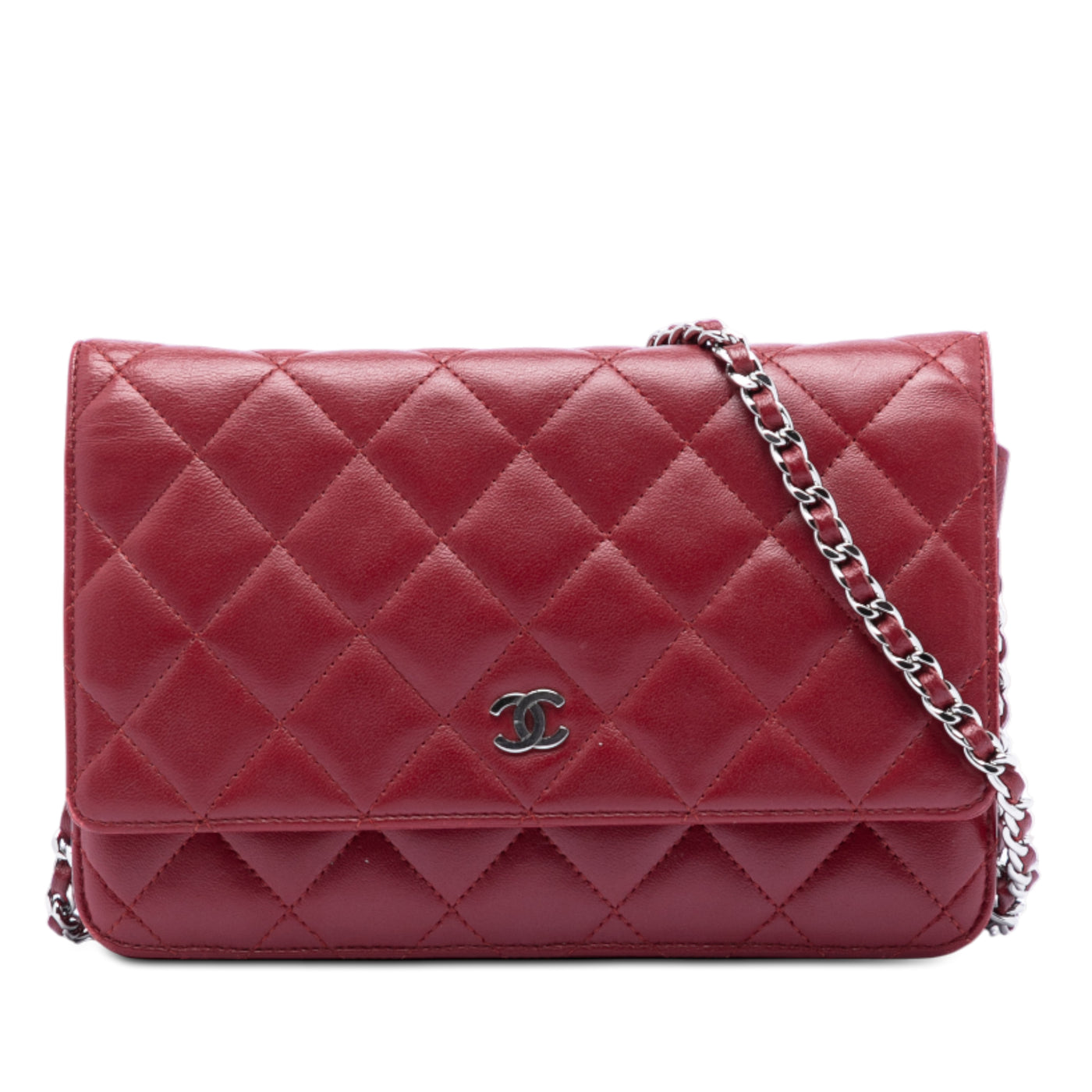 CC Quilted Lambskin Wallet on Chain - Image 1