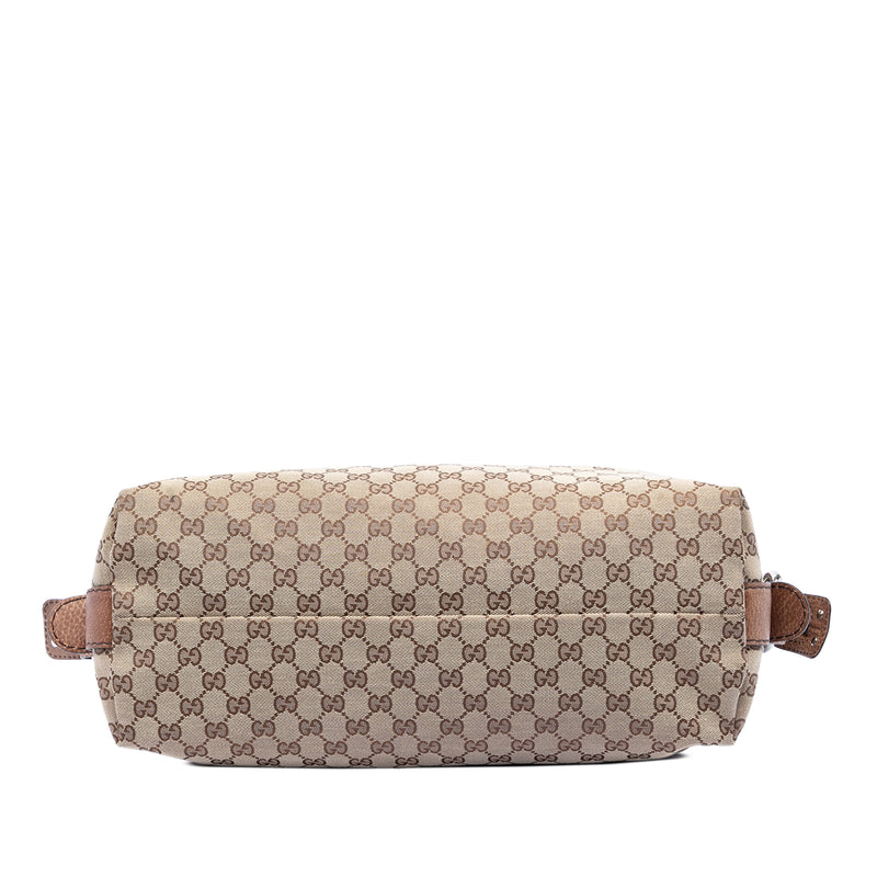 Medium GG Canvas Bamboo Bar Tote - Image 3