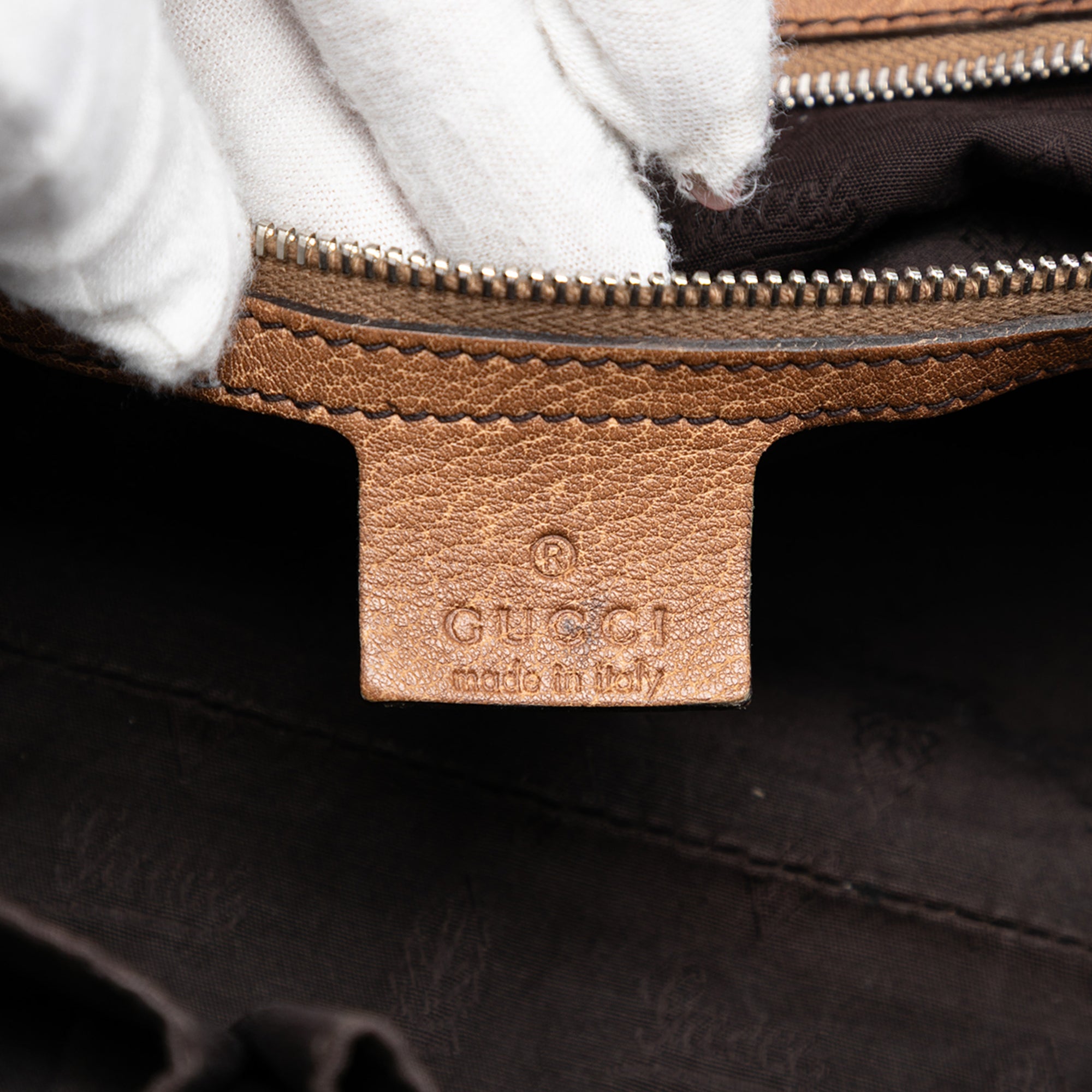 Medium GG Canvas Bamboo Bar Tote - Image 5