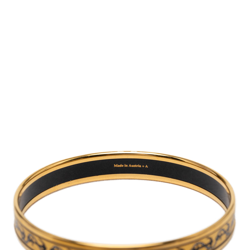 Narrow Anchor and Rope Enamel Bangle 65 - Image 4