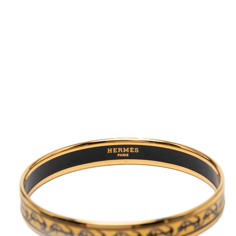 Narrow Anchor and Rope Enamel Bangle 65 - Image 5