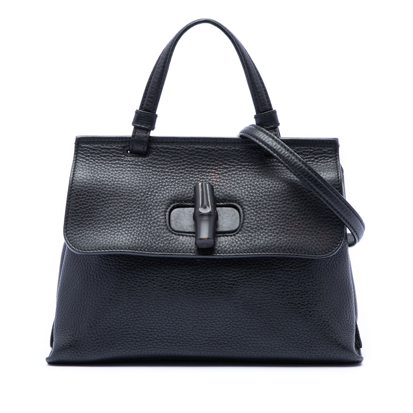 Small Calfskin Bamboo Daily Satchel - Image 1