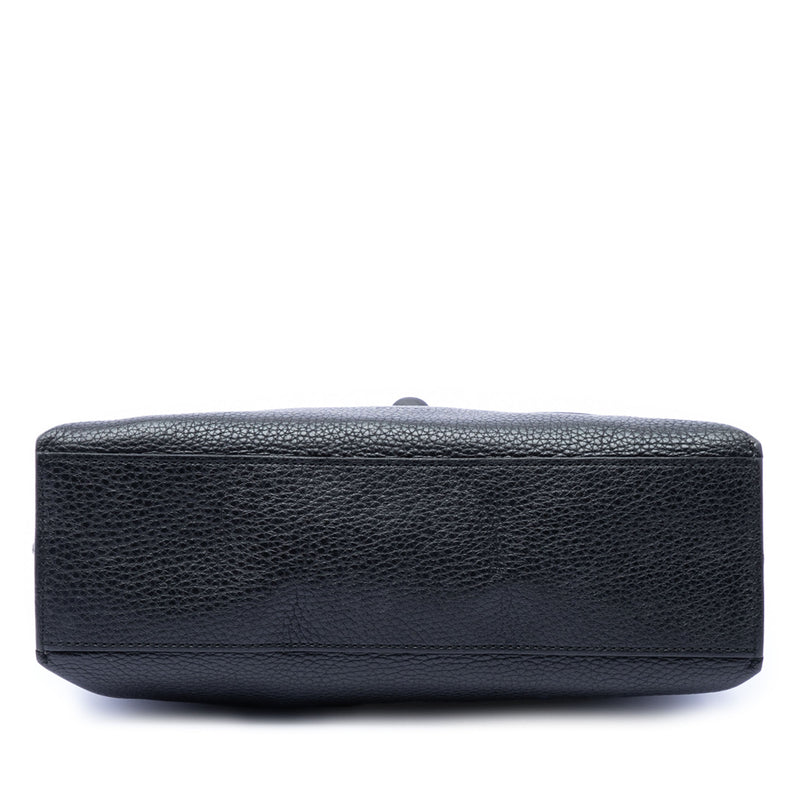 Small Calfskin Bamboo Daily Satchel - Image 3