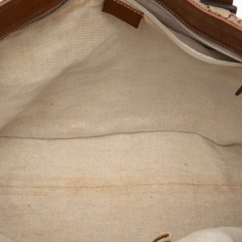 GG Canvas Web Tote - Image 4