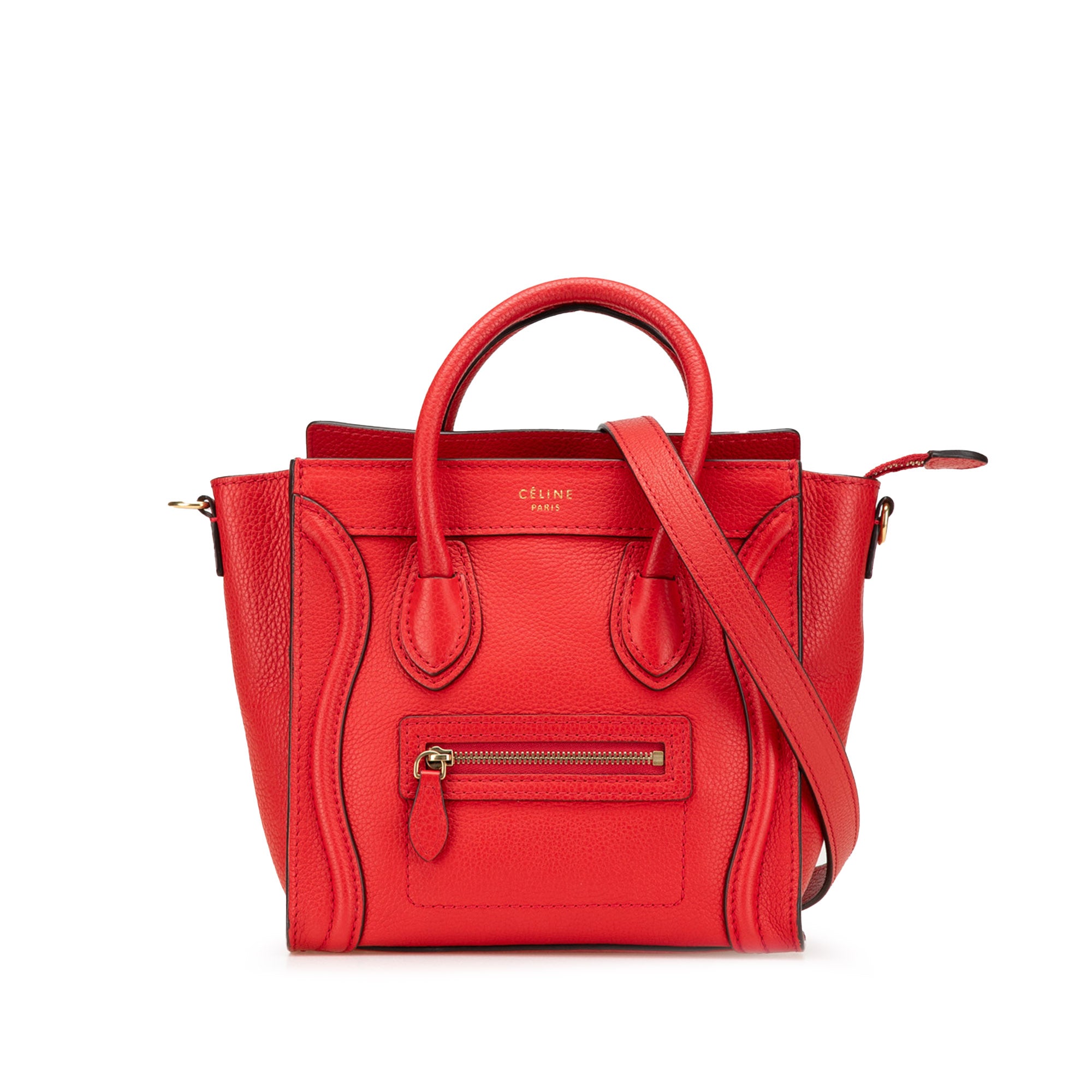 Nano Leather Luggage Tote - Image 1