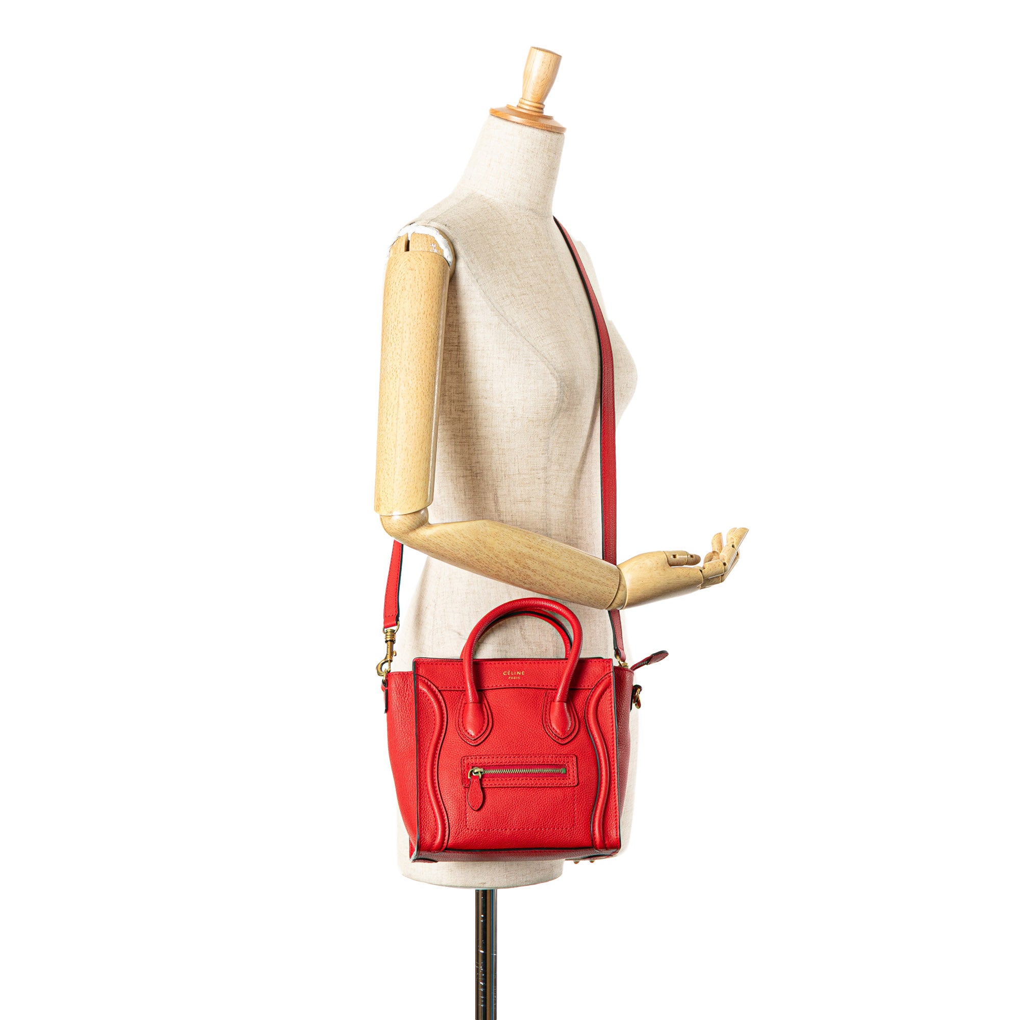 Nano Leather Luggage Tote - Image 10