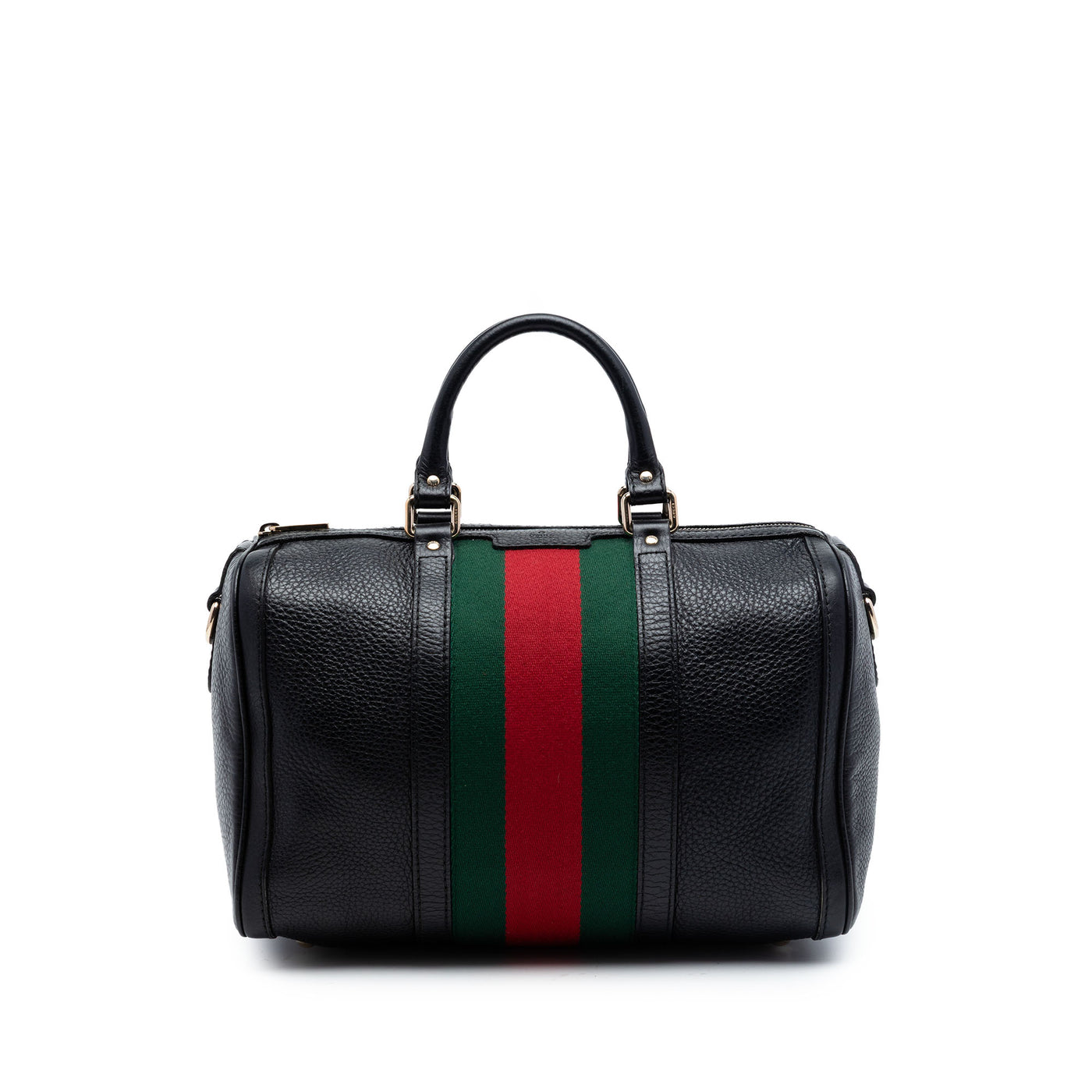 Medium Calfskin Web Joy Boston Bag - Image 1