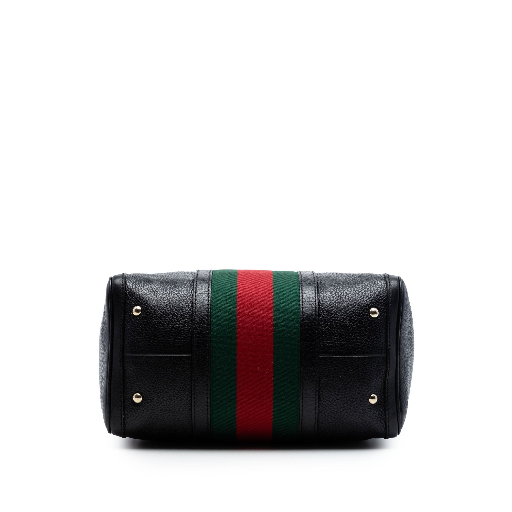 Medium Calfskin Web Joy Boston Bag - Image 3