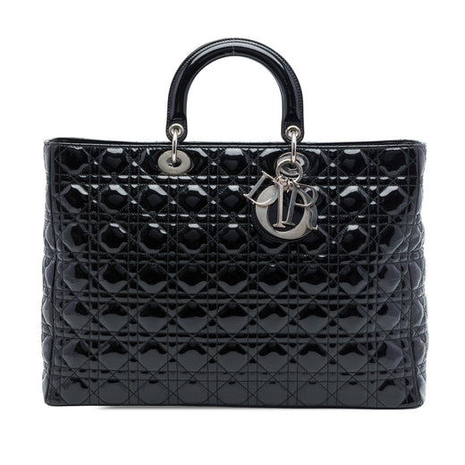 Extra Large Patent Cannage Lady Dior - Image 1