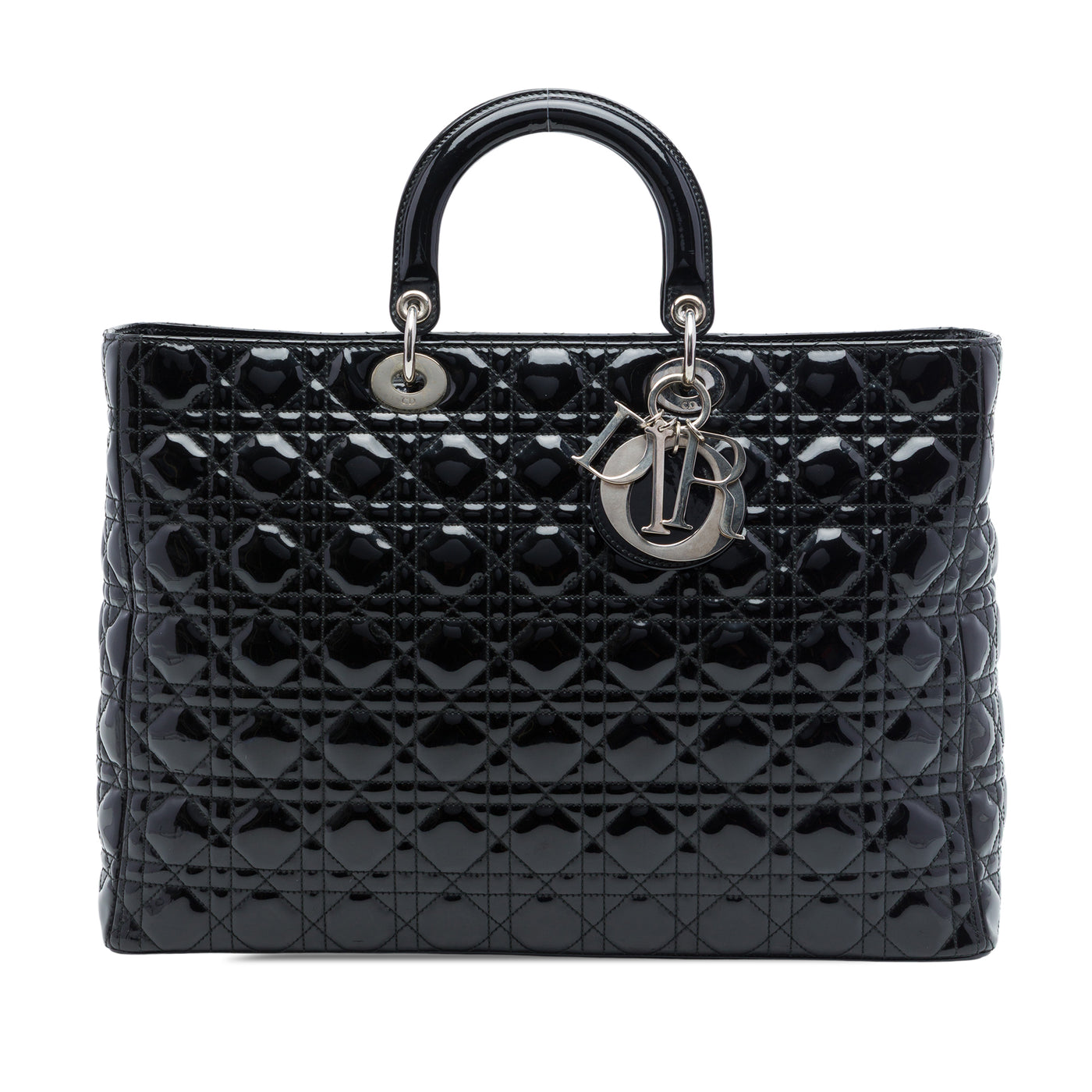 Extra Large Patent Cannage Lady Dior - Image 1