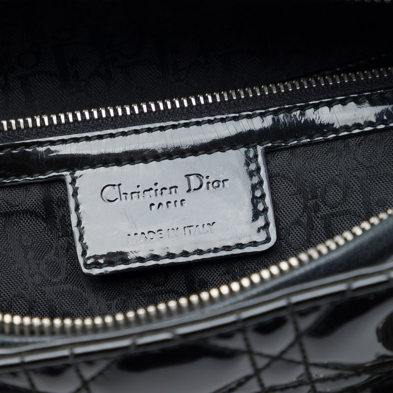 Extra Large Patent Cannage Lady Dior - Image 5
