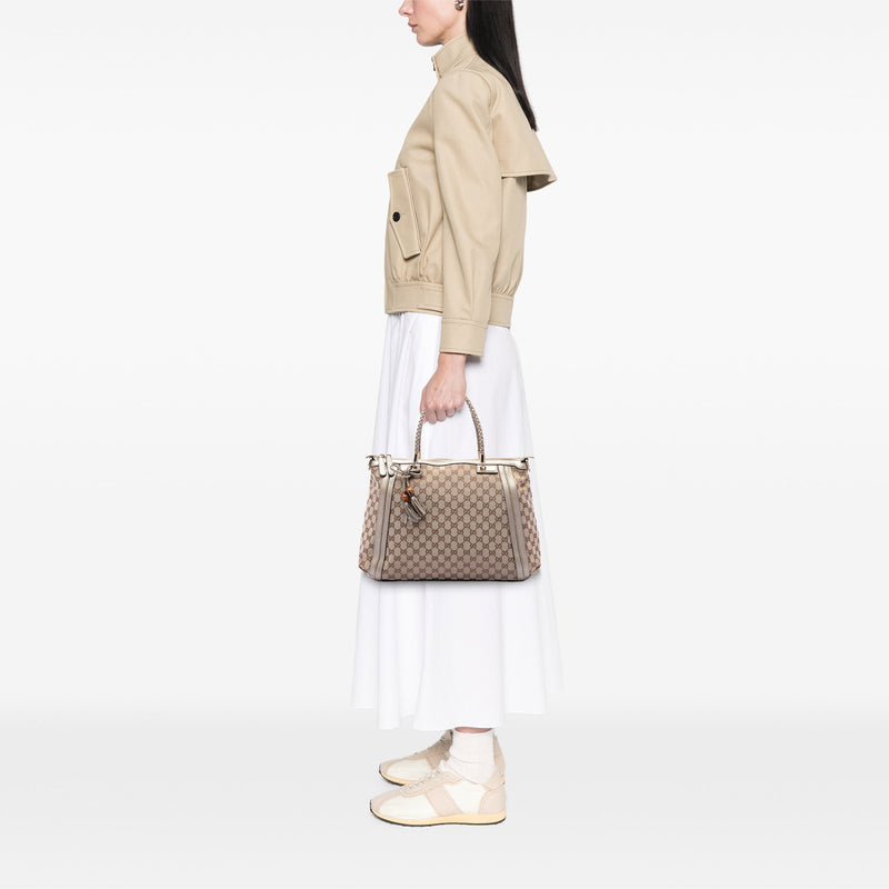 GG Canvas Bella Convertible Tote - Image 6