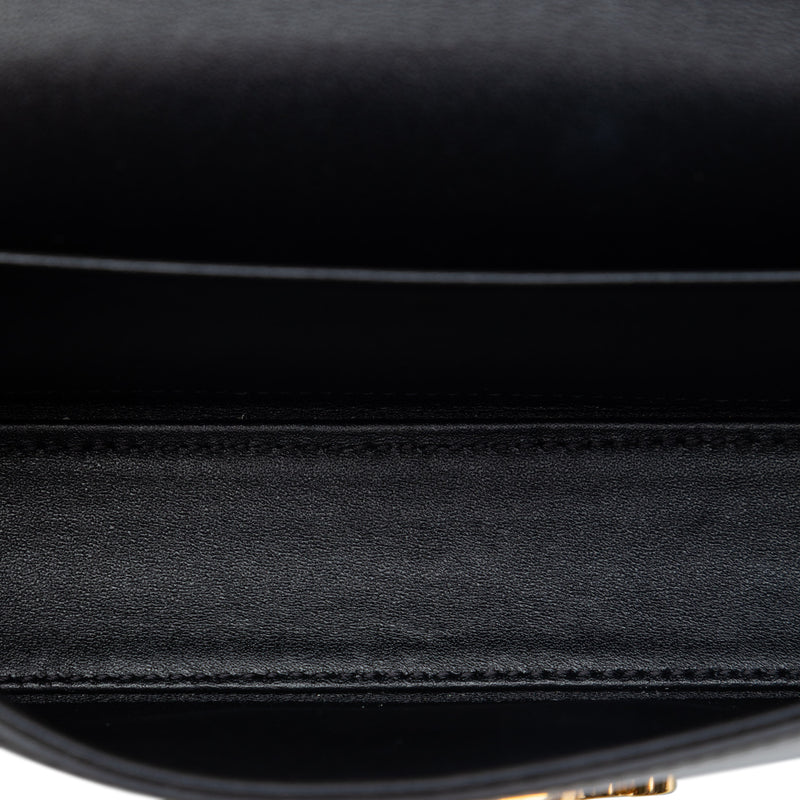 Shiny Calfskin Triomphe Claude Shoulder Bag - Image 4