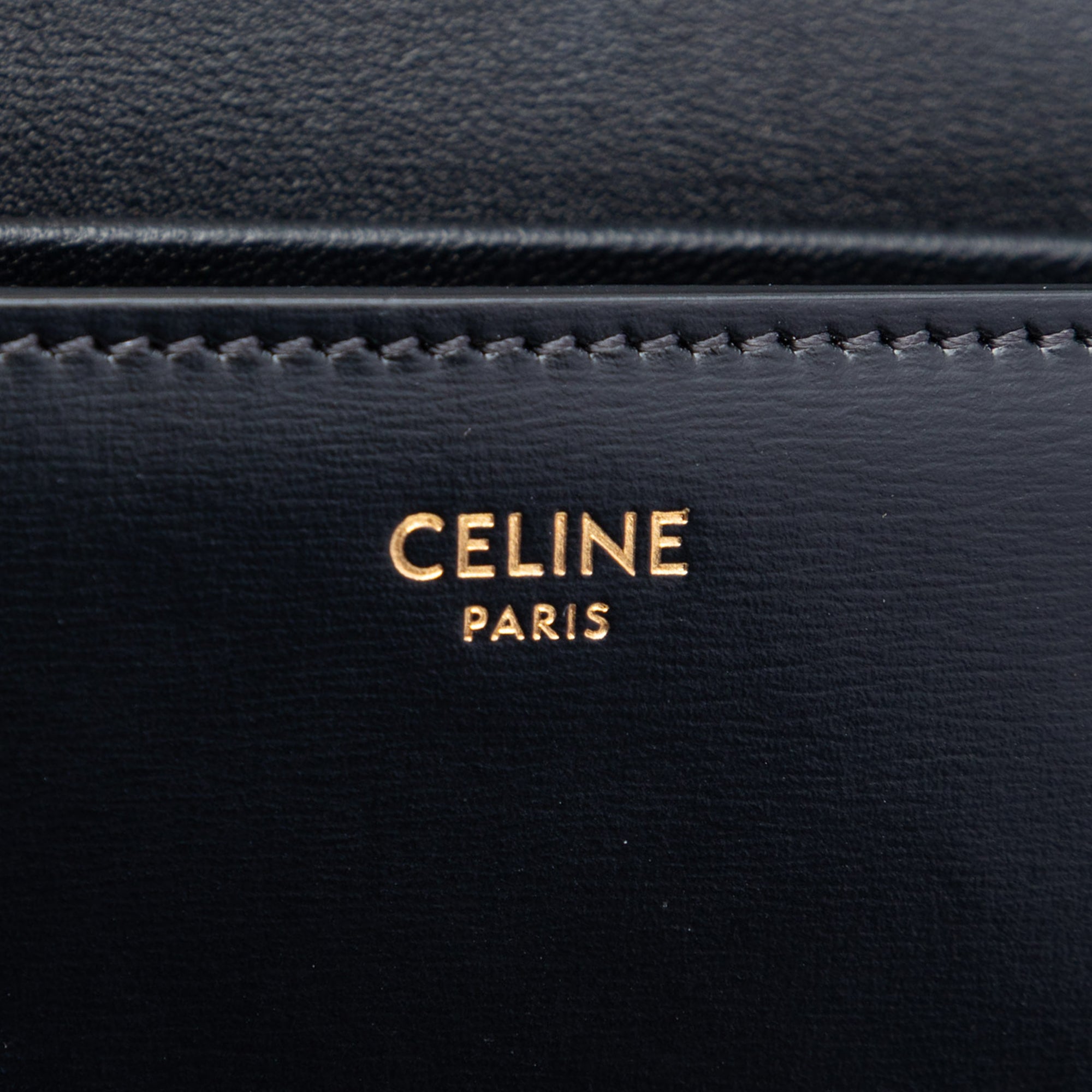 Shiny Calfskin Triomphe Claude Shoulder Bag - Image 5