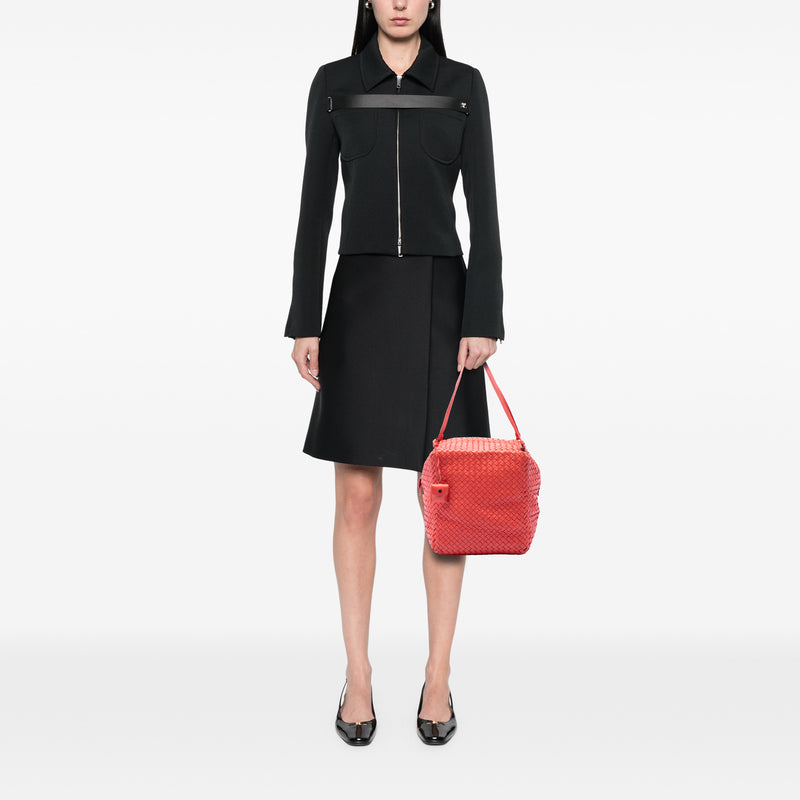 Nappa Intrecciato Cube Shoulder Bag - Image 6