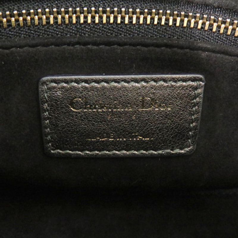 Small Metallic Lambskin Cannage My ABCDior Lady Dior - Image 5