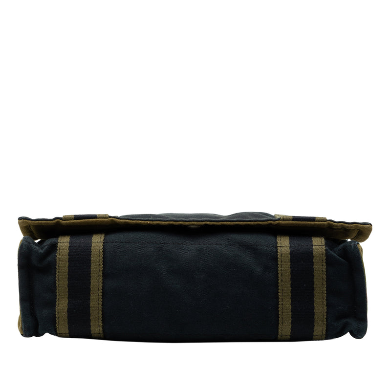 Bicolor Canvas Fourre Tout Besace MM - Image 3