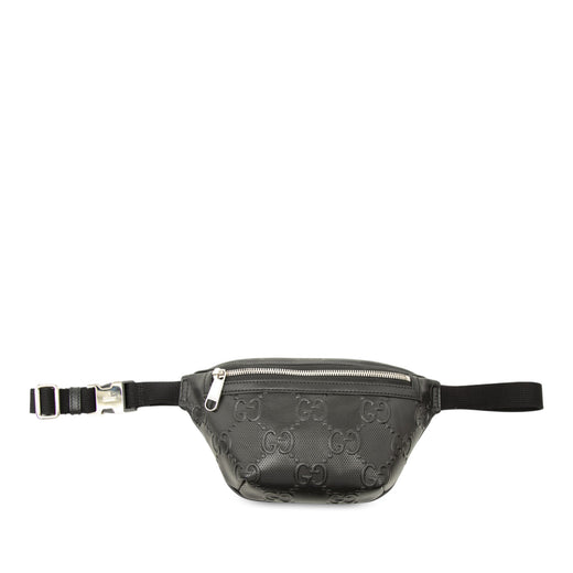 GG Embossed Perforated Leather Belt Bag - Image 1