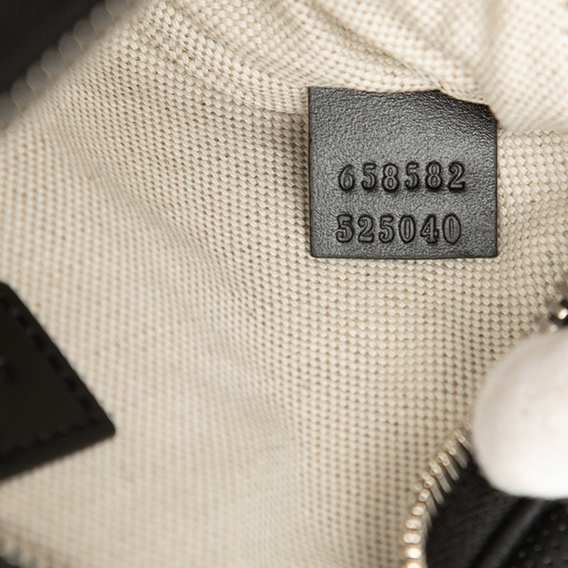 GG Embossed Perforated Leather Belt Bag - Image 6