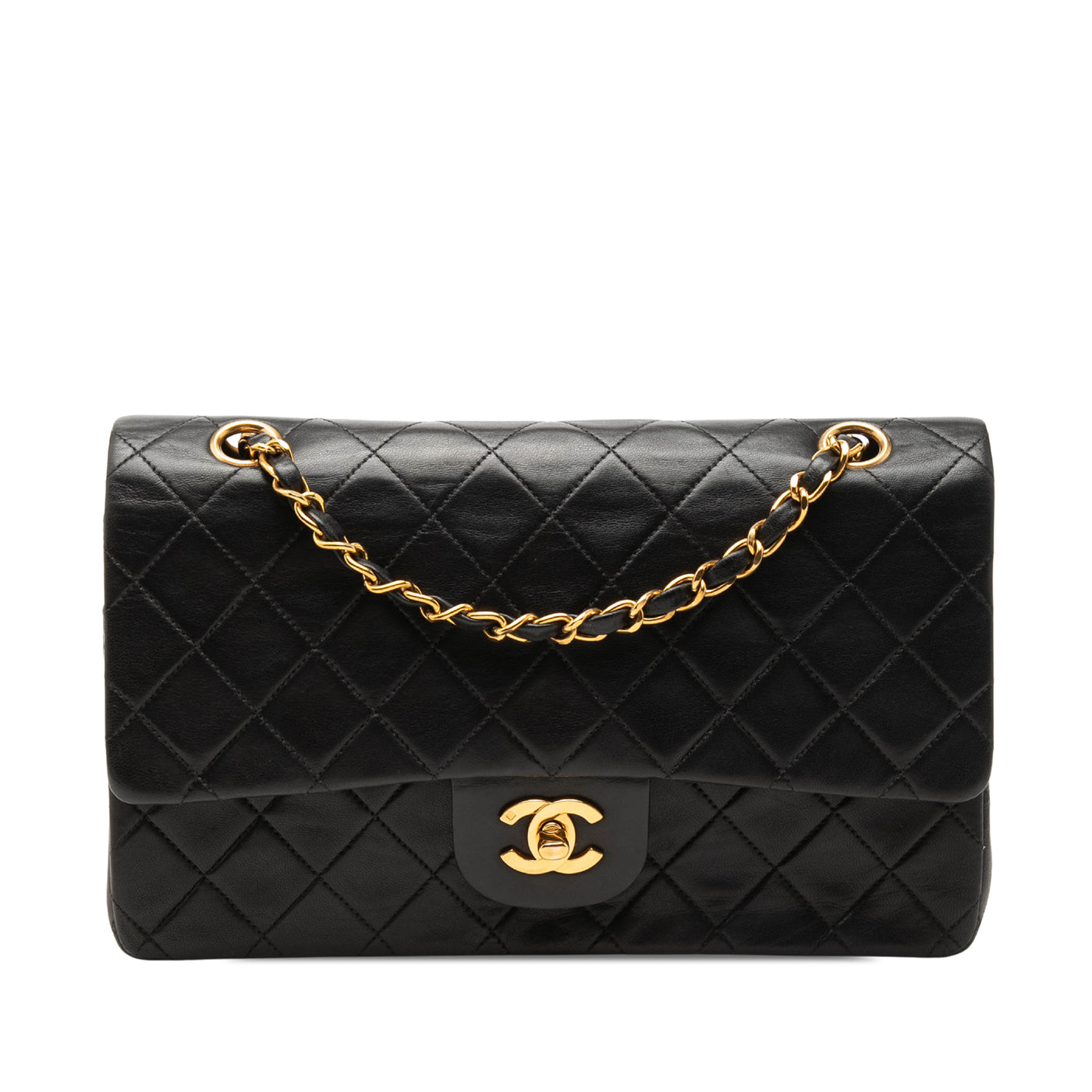 Medium Classic Lambskin Double Flap - Image 1
