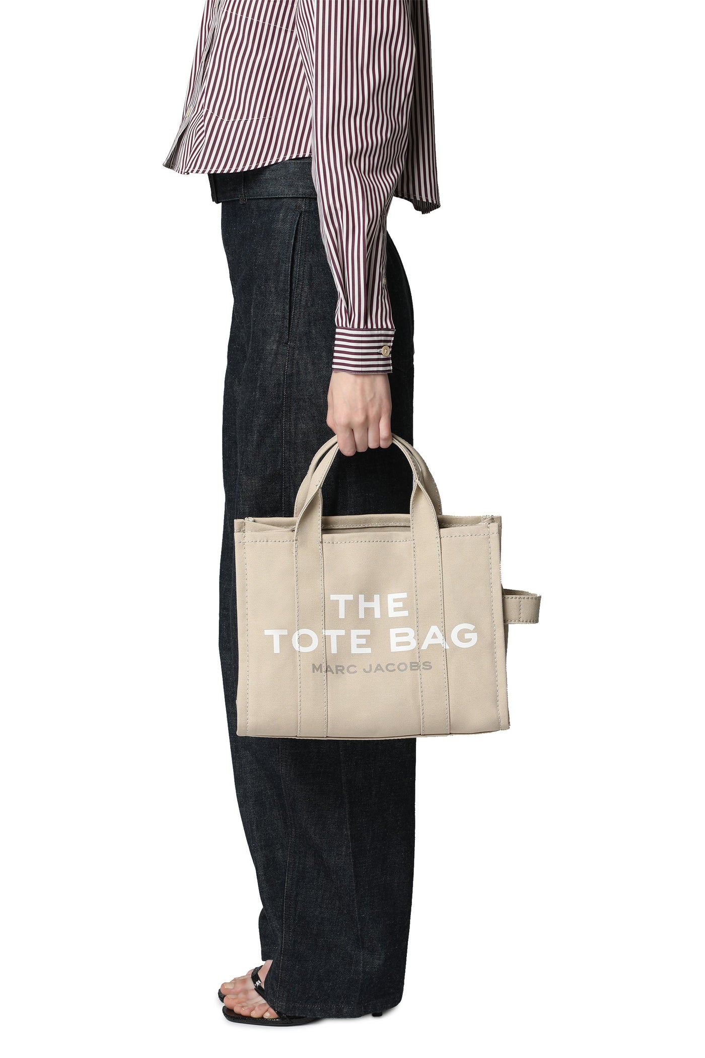 Marc Jacobs Tote Bag — Beige Cotton