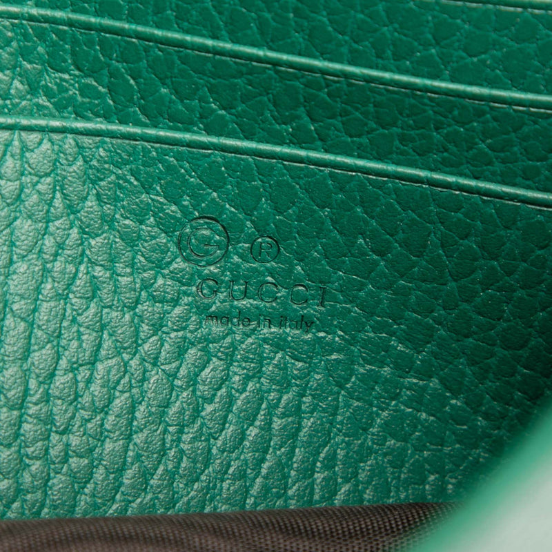 Dollar Calfskin Interlocking G Wallet on Chain - Image 5