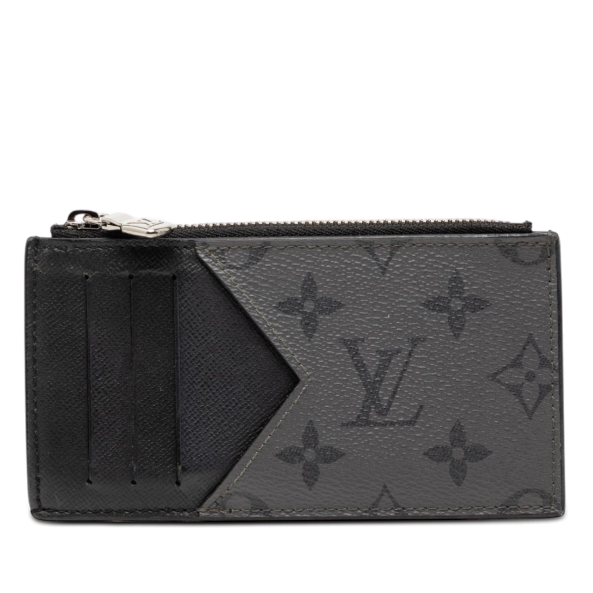 Monogram Eclipse Reverse Taigarama Coin Card Holder - Image 1