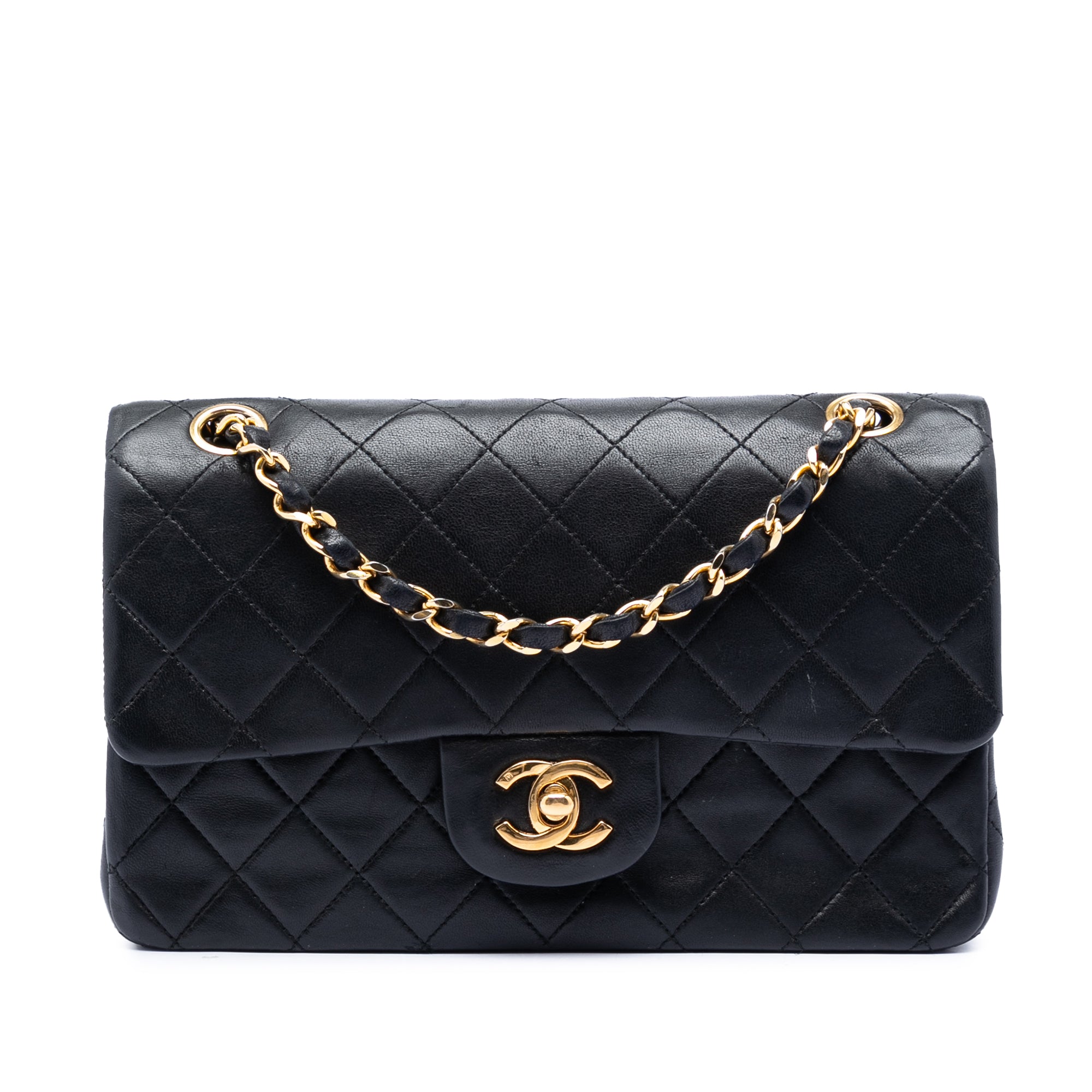 Small Classic Lambskin Double Flap - Image 1
