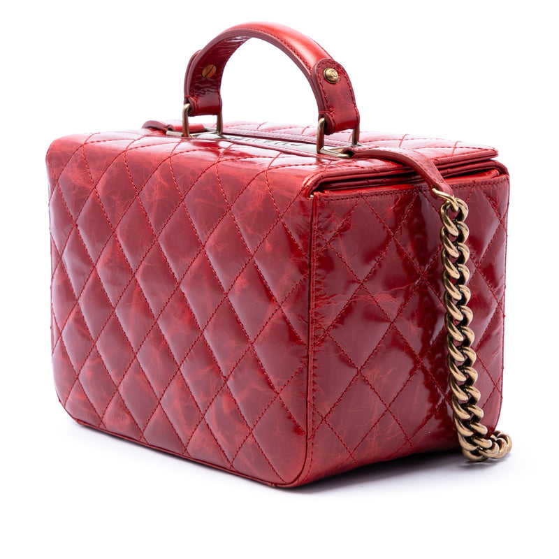 CC Quilted Glazed Calfskin Vanity Case - Image 2