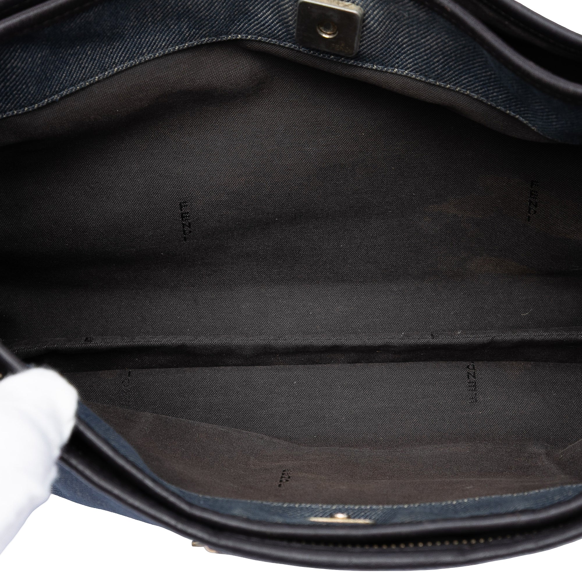 Denim Pochette Crossbody - Image 4